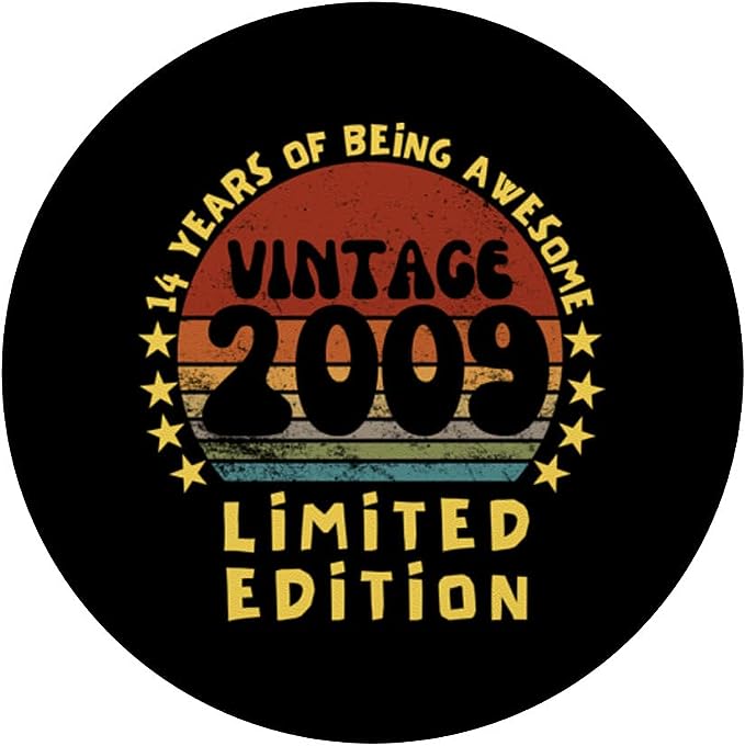 ALE_podesigns's tweet photo. 14 Year Old Present Boy Girl Teen Vintage 2009 14th Birthday PopSockets Standard PopGrip on @amazon 
🔗https://t.co/jbyCDgPDY2

#vintage #vintage2009 #yearsofbeingawesome #limitededition #14birthday #teenagergift #birthdaygift #popgrip #popsocket https://t.co/2cAMGacqSS