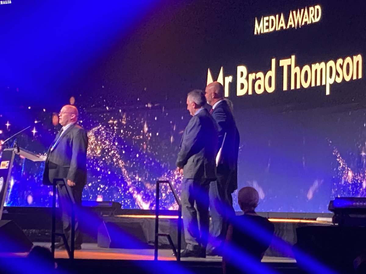 diggersndealers's tweet photo. Congratulations winner of the Media Award, Brad Thompson of the ⁦@FinancialReview⁩ https://t.co/rz9Vvfa6KG
