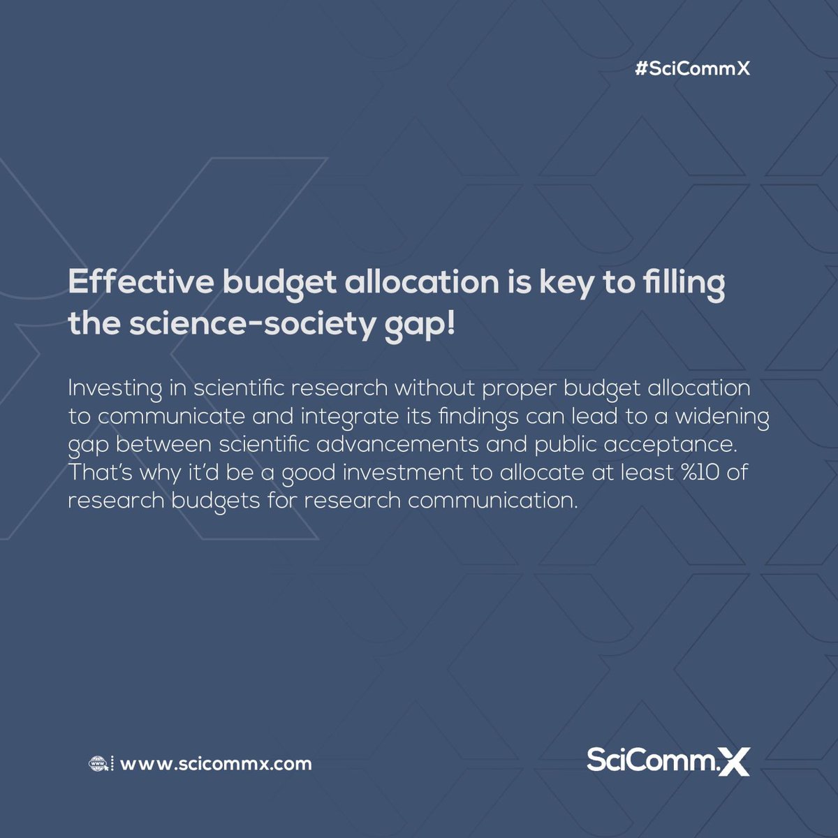 ScicommX's tweet photo. These are some of the lessons we've learned in our time in the industry, and it was an honour for our CEO, @SaadLotfey, to present them at the Arab Forum for Science Media and Communication 2023.
#sciencecommunication #SciCommX #AFSMC23 https://t.co/9RnivKgtUM