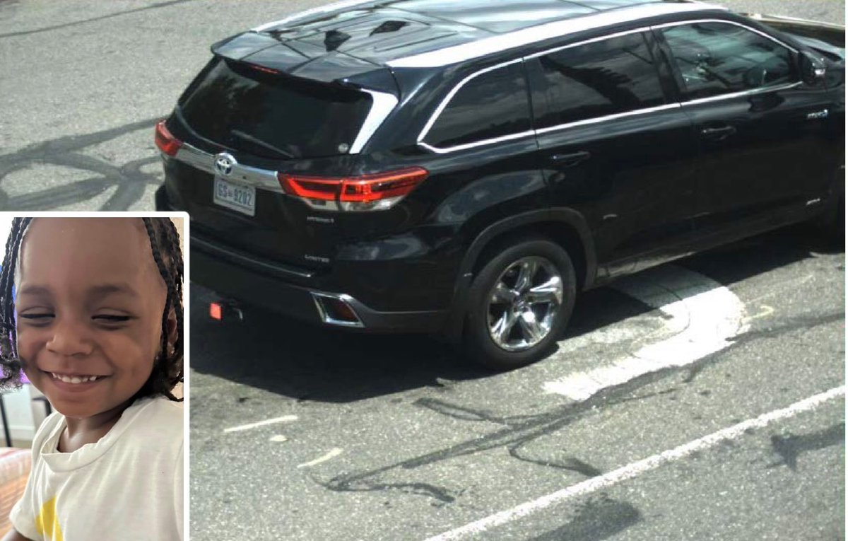 wusa9's tweet photo. An AMBER Alert has now been issued for a 2-year-old boy taken when a Toyota Highlander was stolen in Northeast D.C. Here's what we know: https://t.co/xBAyD1gawd https://t.co/yDPMixFUVx