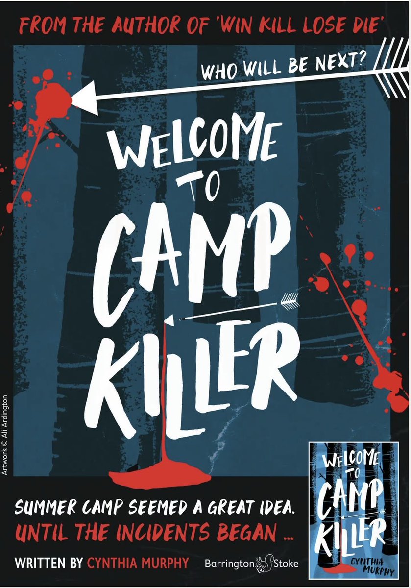 earmstronglib's tweet photo. Despite the title I was completely unprepared for this! So much intrigue, so much death and in so few pages. Literally breathtaking. Can’t wait to share this with classes in Sept. They’re going to love it ⁦@CynthiaMurphyYA⁩ ⁦@BarringtonStoke⁩ #CampKiller https://t.co/mSaznje9oU