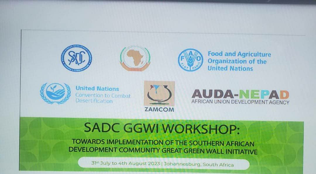 ATHAMID's tweet photo. The #GGWI Southern Africa Workshop brought together participants from 16 SADC member states &amp; Development Partners to assess progress in National Action Plans, resource mobilization, and project ideas. The focus was on implementing the #GGWI, addressing challenges, and involving https://t.co/gbtSUIm91I