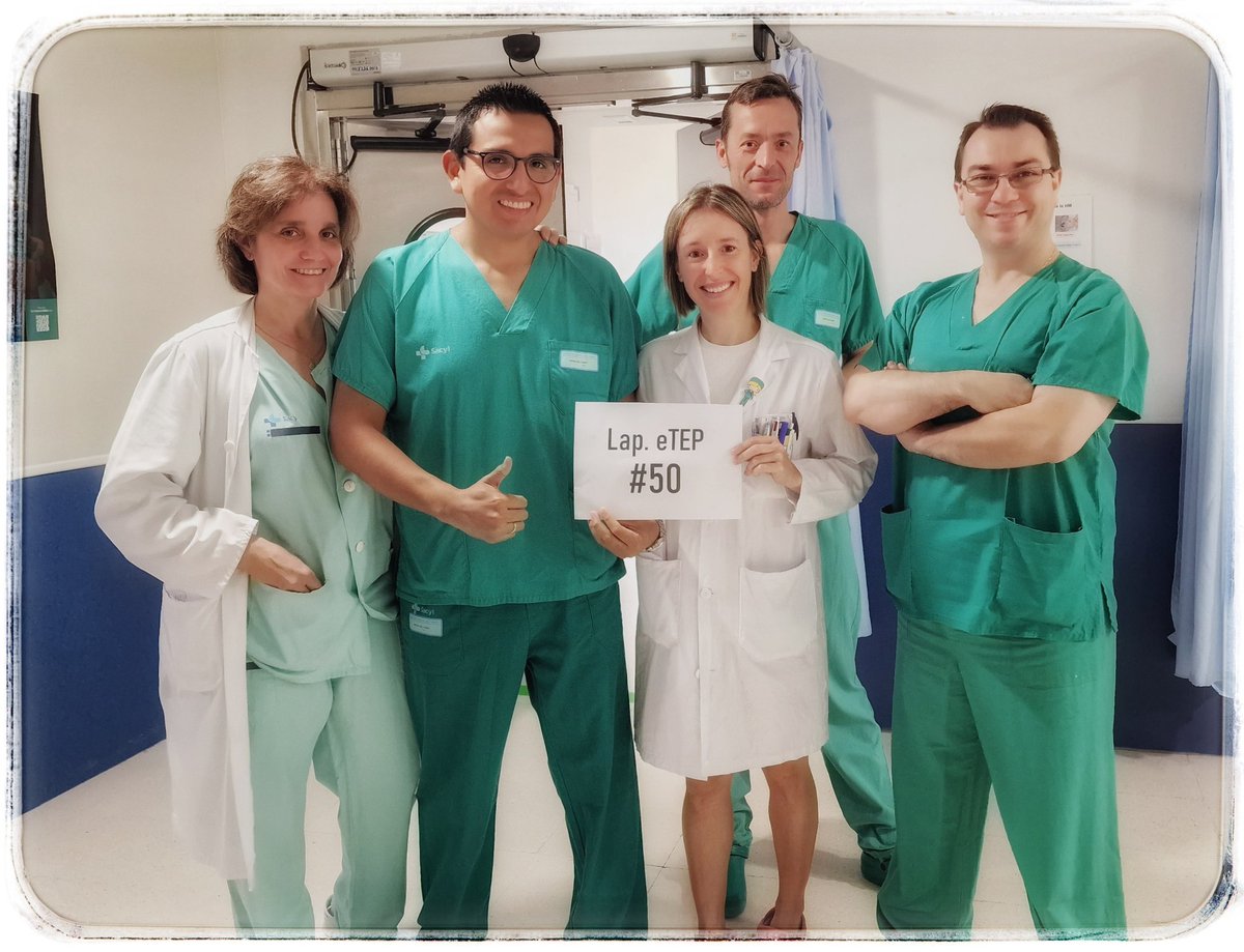 CGDMedina's tweet photo. 🔝 Hoy hemos realizado la Eventroplastia laparoscópica eTEP #50 en nuestro Hospital @CGDMedina🔝en paciente mujer con eventración lateral (L2-3) con epiplon incarcerado!
@pconcejoc @jrgolopez @JeancarTrujillo @ClaraMMM90 
#Hernia #Paredabdominal #ParedCompleja #eTEP #Laparoscopia https://t.co/GFCjkiEVDZ
