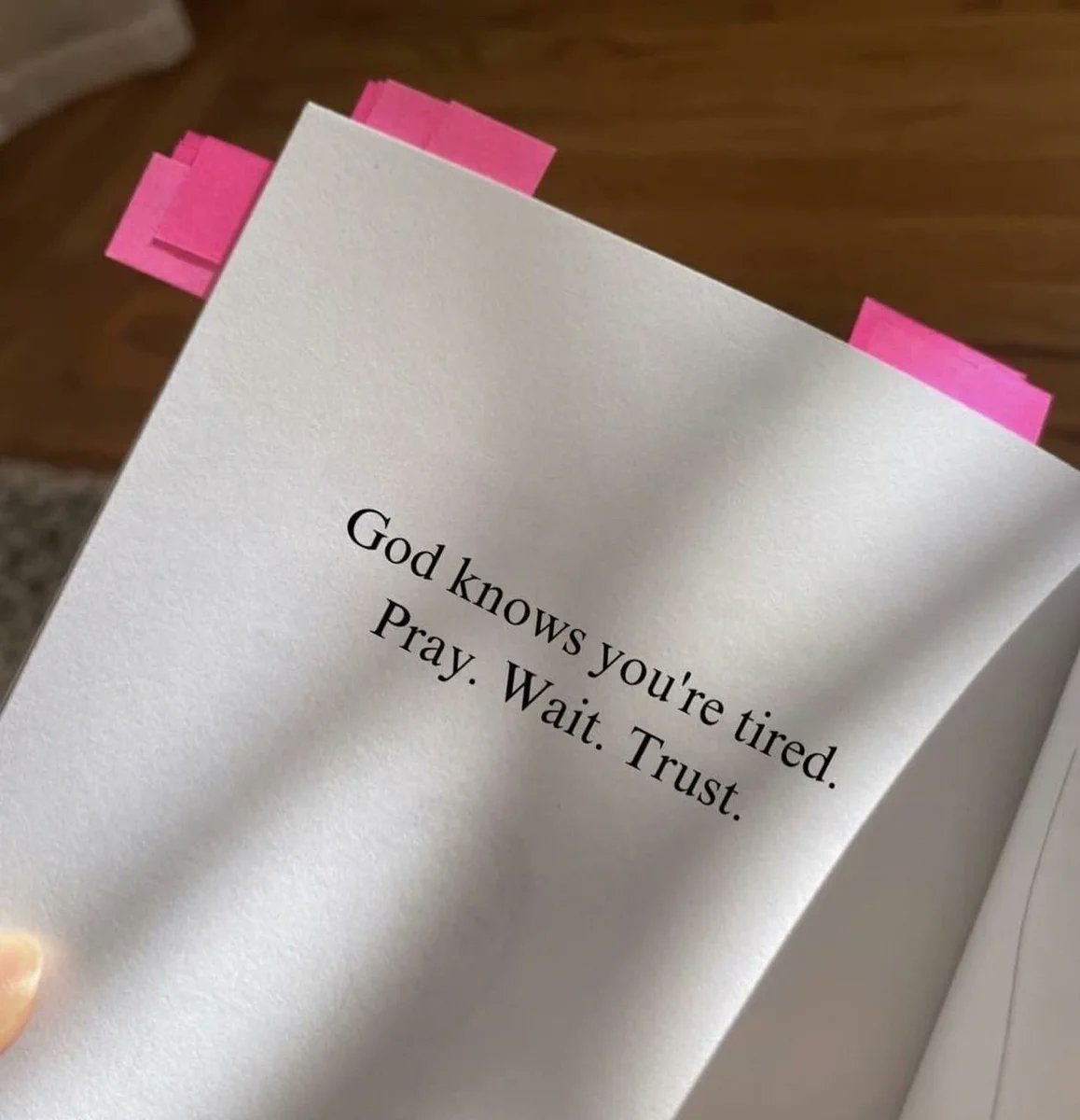 Art0fLife_'s tweet image. Pray. Wait. Trust.