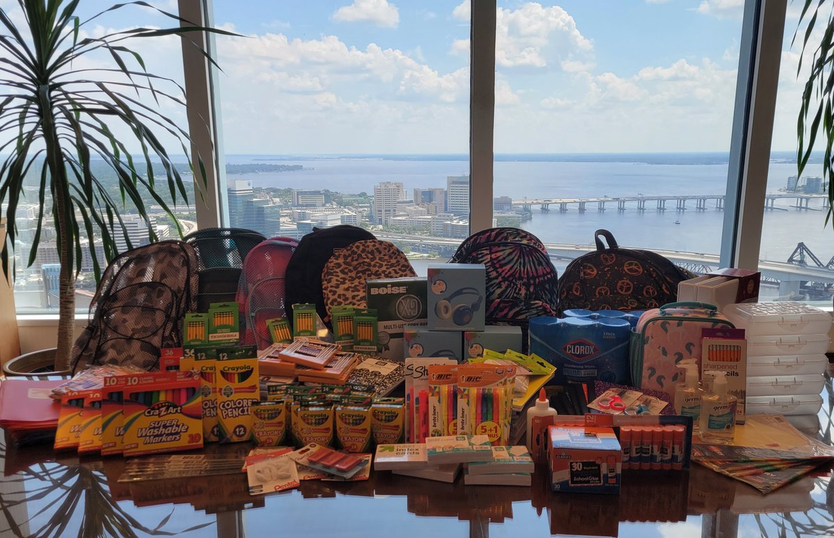Taylor Day Law collected school supplies for the Boys & Girls Clubs of Northeast Florida to help ensure that every young person has a positive start to the school year.

#TaylorDayLaw #WhenItMatters #Community #SchoolSupplyDrive #BackToSchool