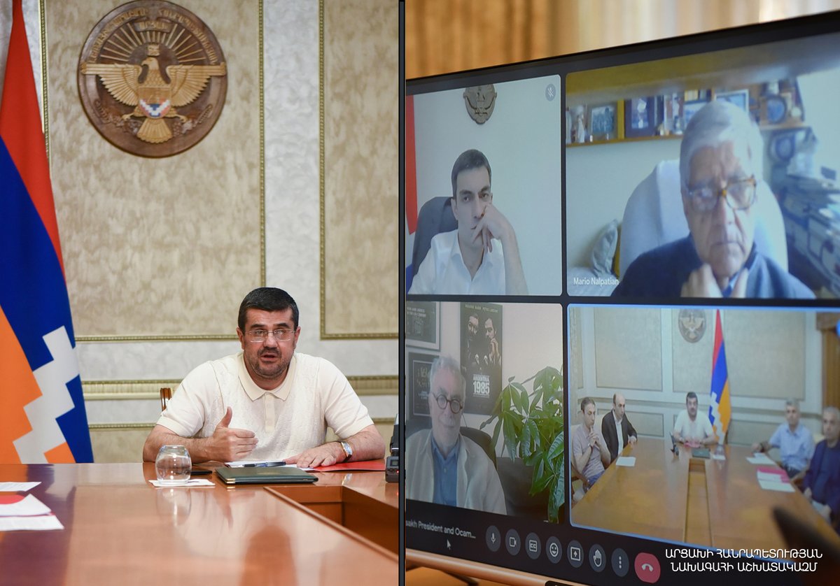 NK Committee Official (@nk_committee) on Twitter photo Had a call with <a href="/MorenoOcampo1/">Luis Moreno Ocampo</a> on his report on the Artsakh blockade by Azerbaijan.
He concluded that it's an ongoing genocide against our people & the international community is obliged to take urgent & effective measures to prevent its further course.
luismorenoocampo.com/lmo_en/report-… Had a call with <a href="/MorenoOcampo1/">Luis Moreno Ocampo</a> on his report on the Artsakh blockade by Azerbaijan.
He concluded that it's an ongoing genocide against our people & the international community is obliged to take urgent & effective measures to prevent its further course.
luismorenoocampo.com/lmo_en/report-…