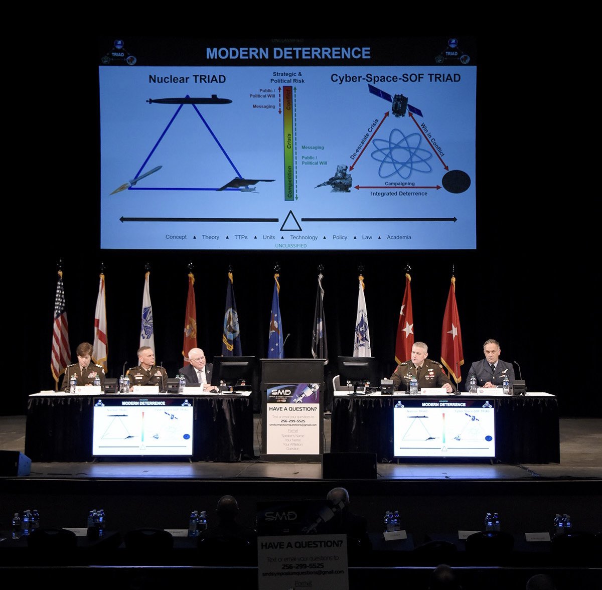 USASOCNews's tweet photo. Defending In all Domains

“If not us, who? If not now, when?” 

LTG Jonathan Braga, Space and Missile Defense Symposium 

#ArmySMDC #ARCYBER #ARSOF https://t.co/1R5uEgjQNU