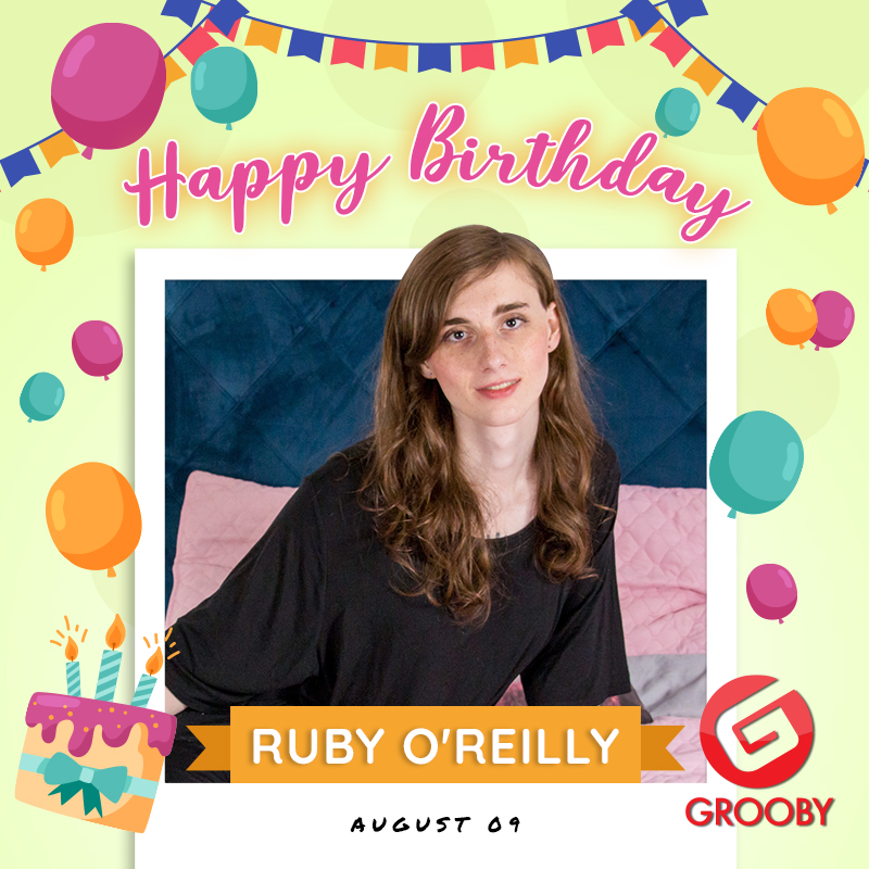 GroobyGirls's tweet photo. Birthday shout-out for Canadian cutie @ThatRubyOReilly 🥳 https://t.co/6hBjxBODWn