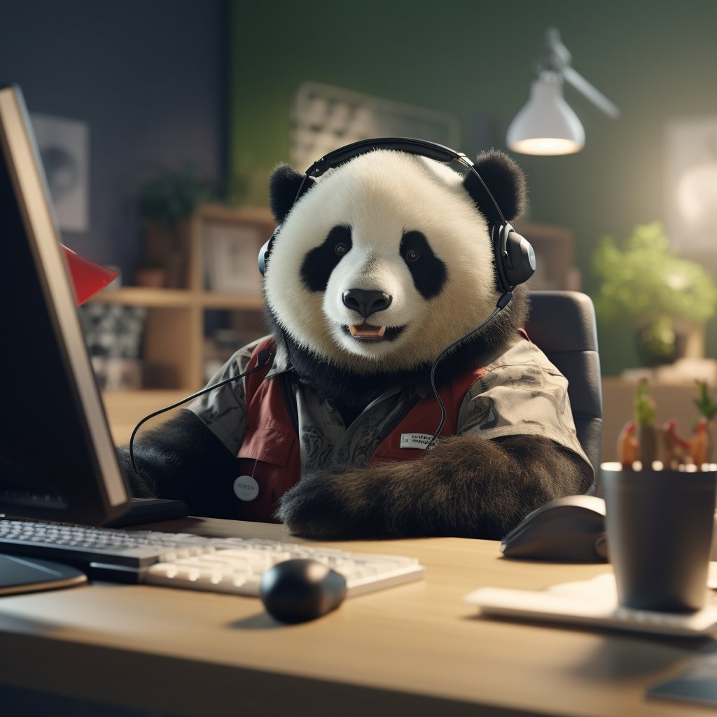KungfuPandaETH's tweet photo. #IfPetsWorkedCustomerService #panda https://t.co/jcdfUyF7gy
