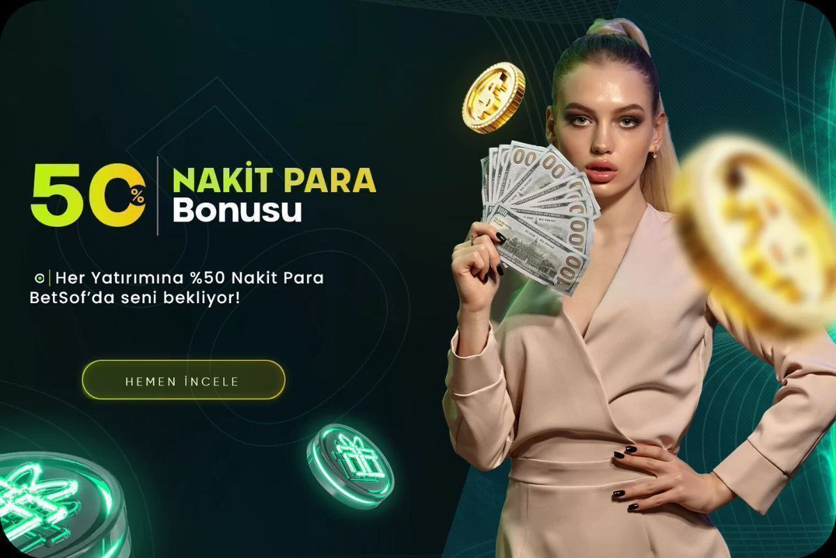 📢 Duyan geliyor, burada herkes kazançlı çıkıyor.

🎁 BETSOF'TA HER YATIRIMINIZA %50 NAKİT !!

⭕ 50 TRY YATIRIMA 25 TRY
⭕ 100 TRY YATIRIMA 50 TRY
⭕ 150 TRY YATIRIMA 75 TRY
⭕ 200 TRY YATIRIMA 100 TRY

💰 BİZDEN HEDİYE !!

📲 betsof479.com

#bahis #casino #slot #bonus