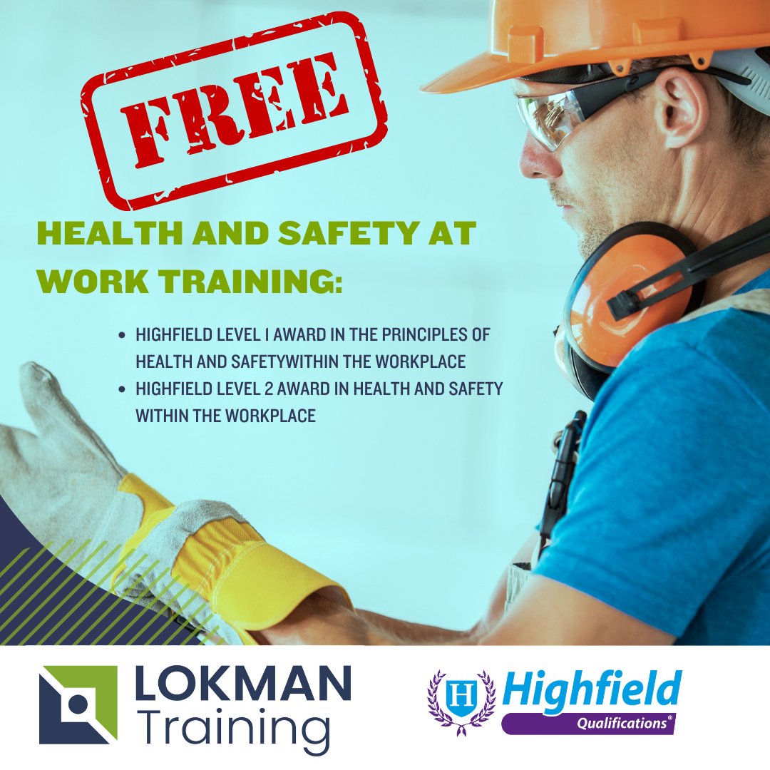 TrainingLokman's tweet photo. 👷‍♀️ Looking to upskill? Lokman Training presents a fantastic opportunity for a FREE Highfield Level 1 Award in workplace safety. Join us for a day of comprehensive learning in South Tyneside. Act fast, seats are filling up!  @Highfield #southtyneside #healthandsafety #FREE https://t.co/OepDt0bAbg