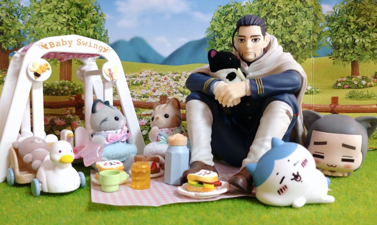 sylvania__23's tweet image. フォロワーさん増えてきたので自己紹介でもするか
金カムの屈強な男たちをシルバニアの世界にぶち込むのが好きです!