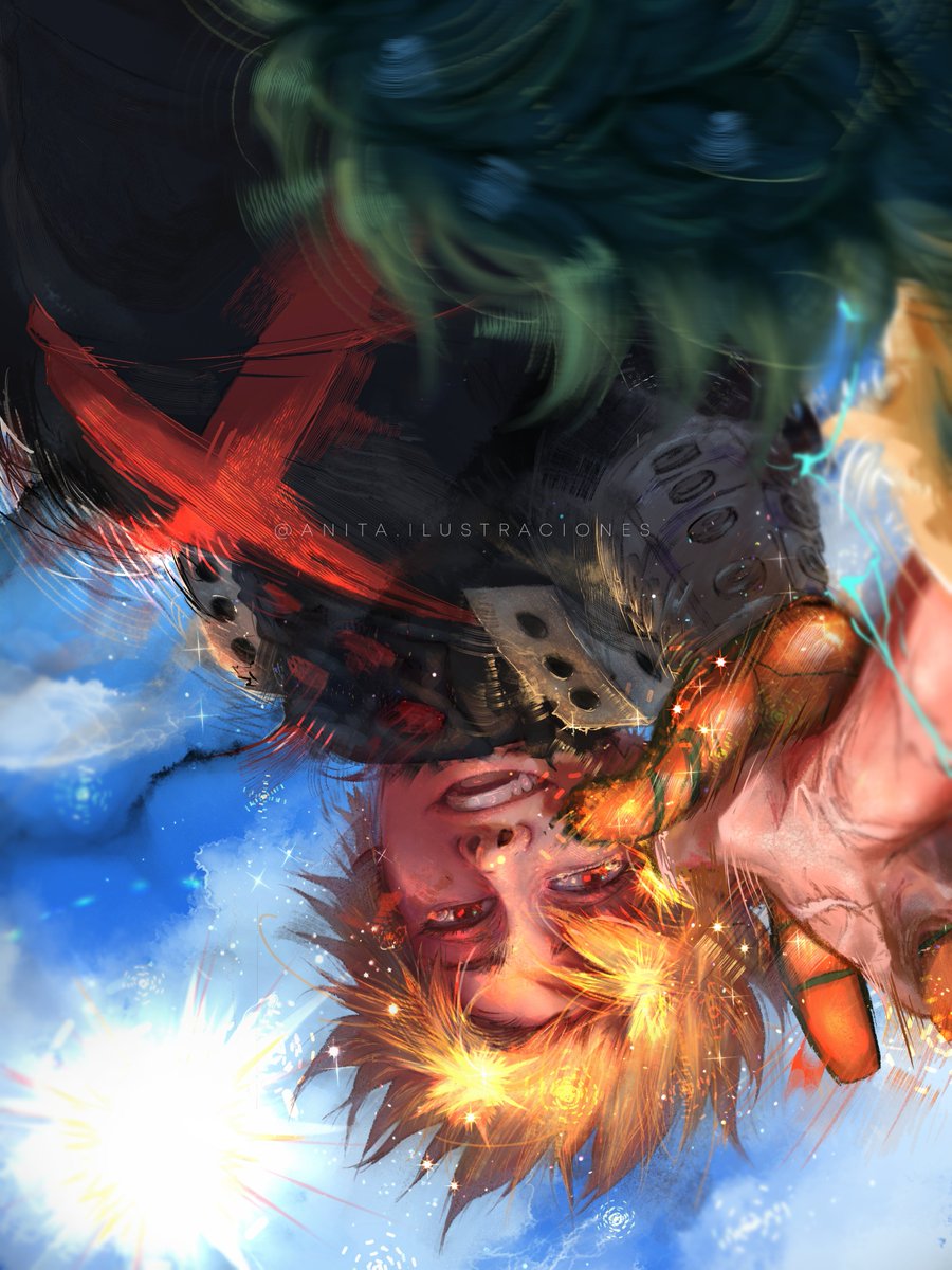 art_mabe's tweet image. Tell me Izuku... will i... reach you some day?

#bakugou