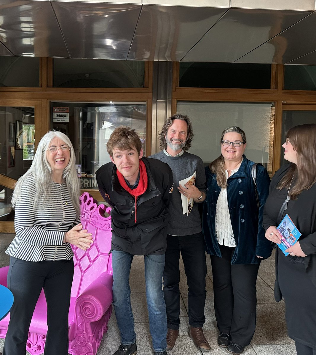 Fantastic to be at <a href="/ScotParl/">Scottish Parliament</a> today for the Festival of Politics <a href="/VisitScotParl/">Visit the Scottish Parliament</a> at the in conversation event with our Patron <a href="/DameEvelyn/">Evelyn Glennie</a>. Also fantastic to have <a href="/SeanLoganPiano/">Sean Logan Piano</a> perform, and to have some great conversations with Dame Evelyn Glennie afterwards. #FestivalOfPolitics