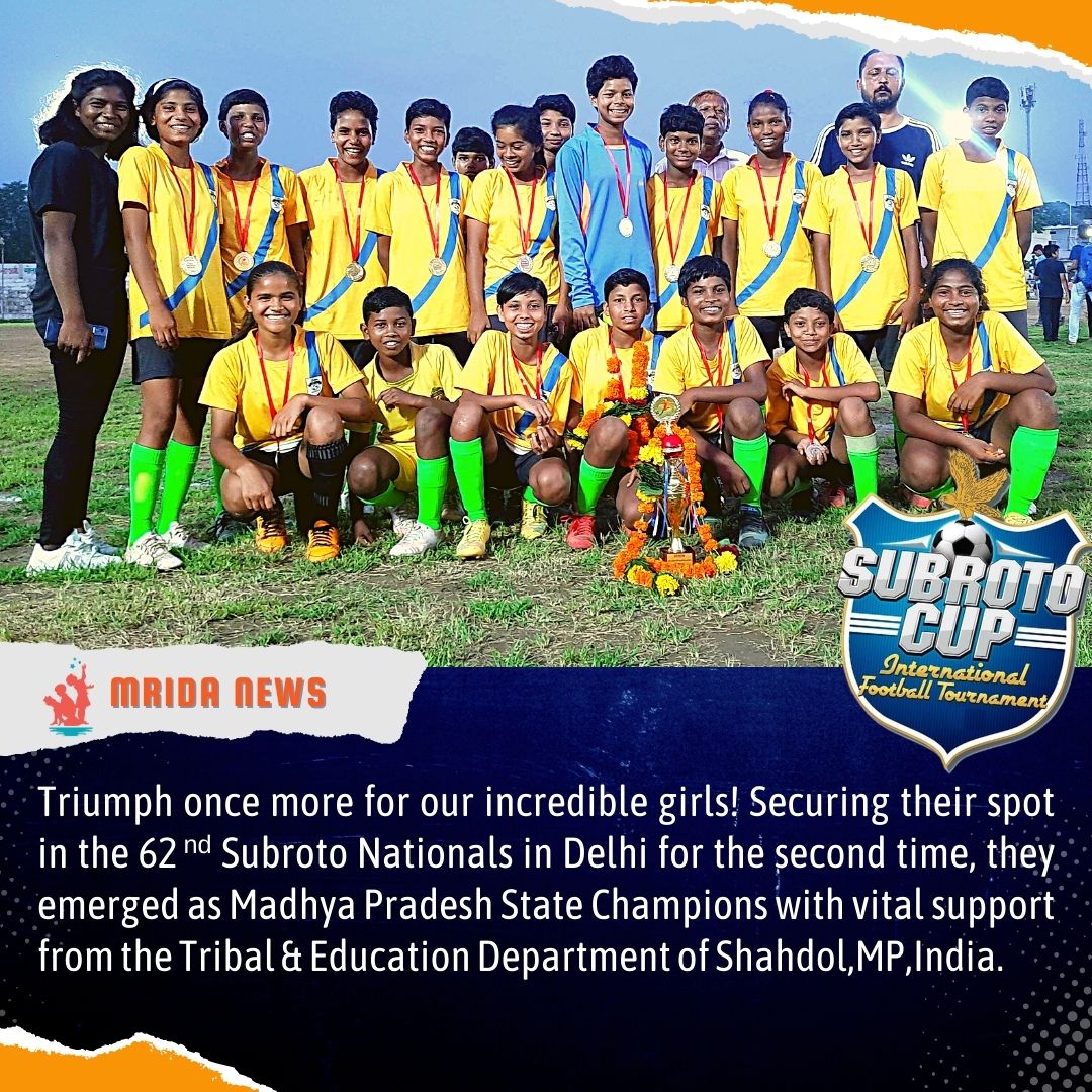 MridaEducation's tweet photo. Oh, and did we mention they scored a whopping 50+ goals while keeping a clean sheet?
Unbelievable proof of their utter dominance at the state level. It's been an absolute cakewalk for our champions!
…….
#ChampionsUnleashed #SubrotoNationals #MadhyaPradesh #Mrida https://t.co/IKww6OkeMC