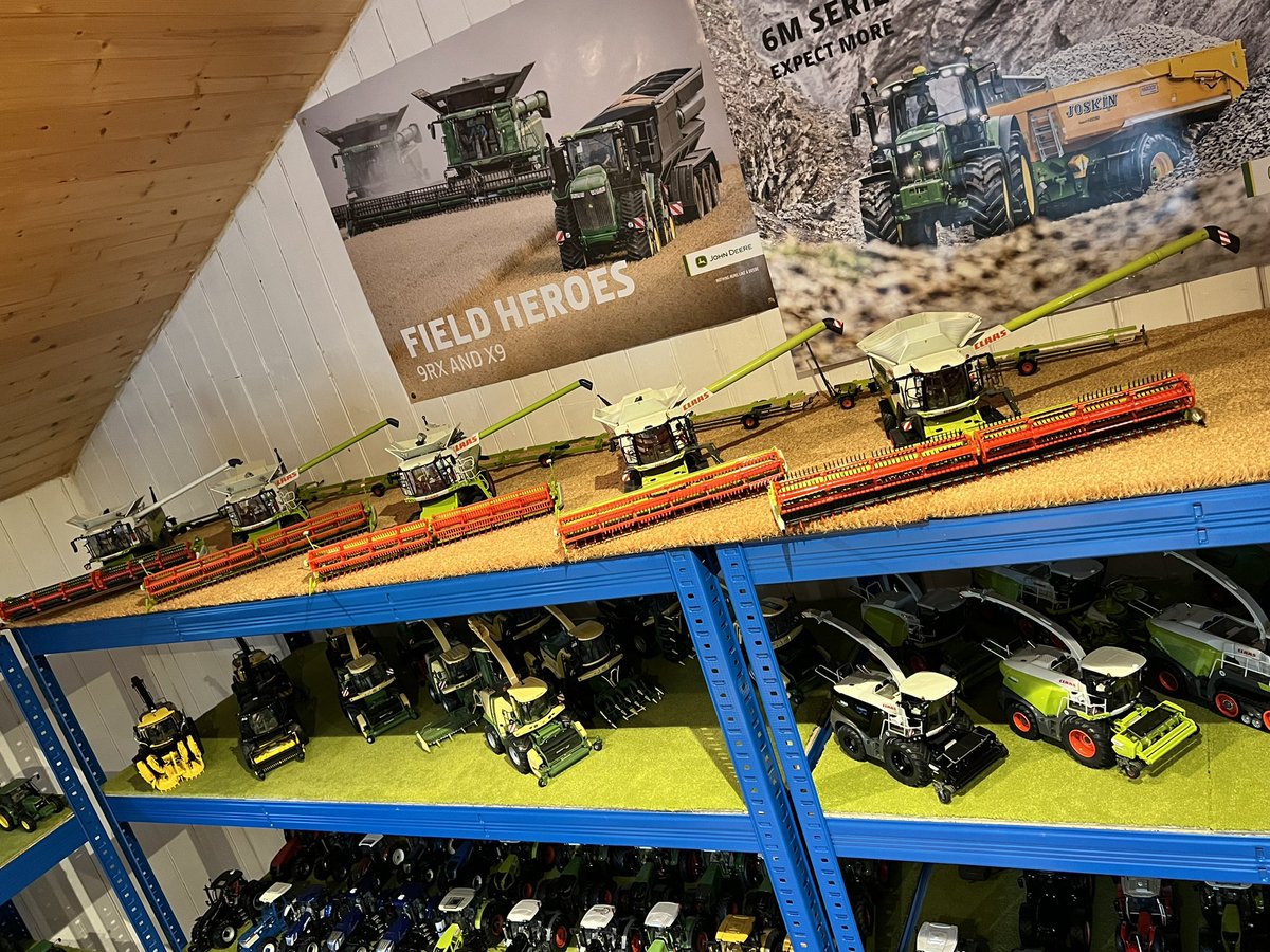 Trevor Tallon’s collection really is something.  Accumulated over many years with many modified for accuracy and function. Full video coming to the AFM TV channels soon. 
#fendt #claas #masseyferguson #newholland