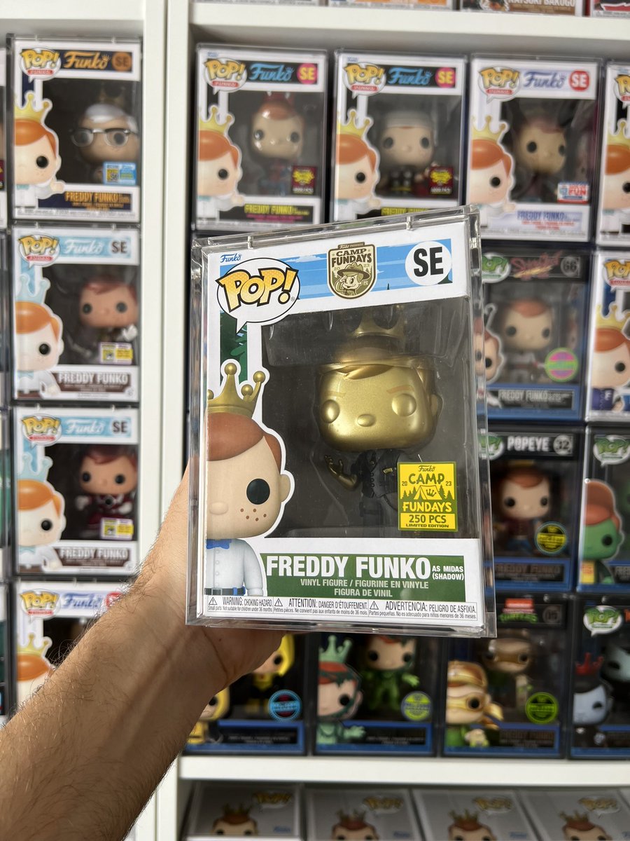 FreddyMikeHD's tweet photo. #freddyfunko #funko #funkopop #fundays #sdcc #SDCC2023 
Freddy funko as Midas 250 https://t.co/mwriW5pwWv
