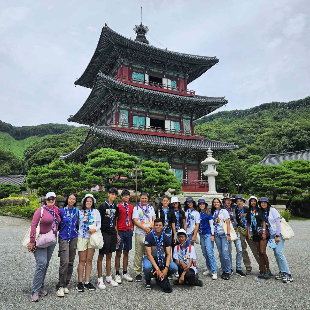 worldscouting's tweet image. #Scouts aren't wasting any time to explore Korea &amp;amp; make the most of this unexpected travelling #ScoutJamboree! 🇰🇷

🕺 They're visiting temples, trying K-POP dance, joining tea ceremonies, getting into nature, visiting museums &amp;amp; much more.

Here are some photos from today in 🇰🇷!