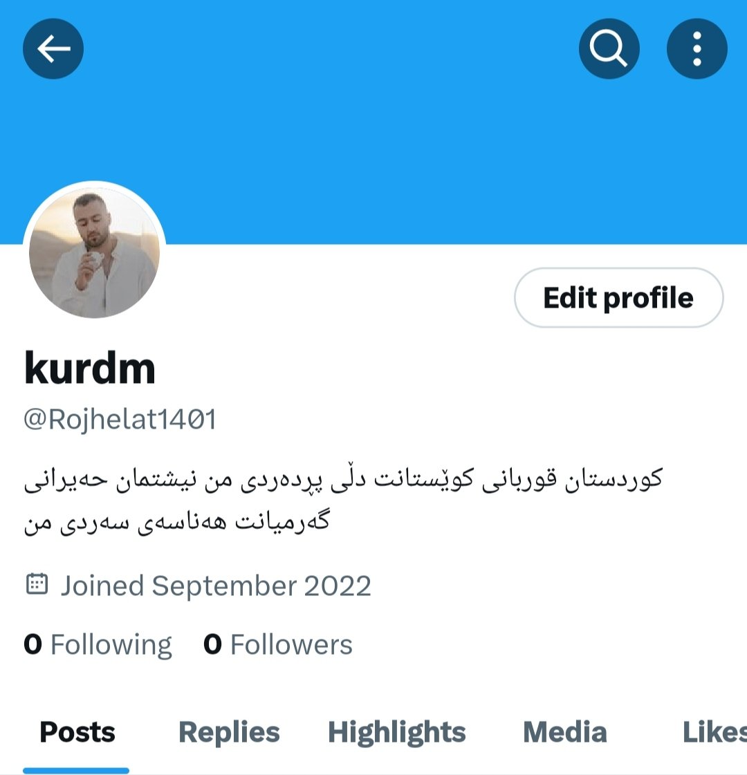 kurdm2023's tweet photo. من برگشتم✌️✌️ https://t.co/cLBgTn7hPt