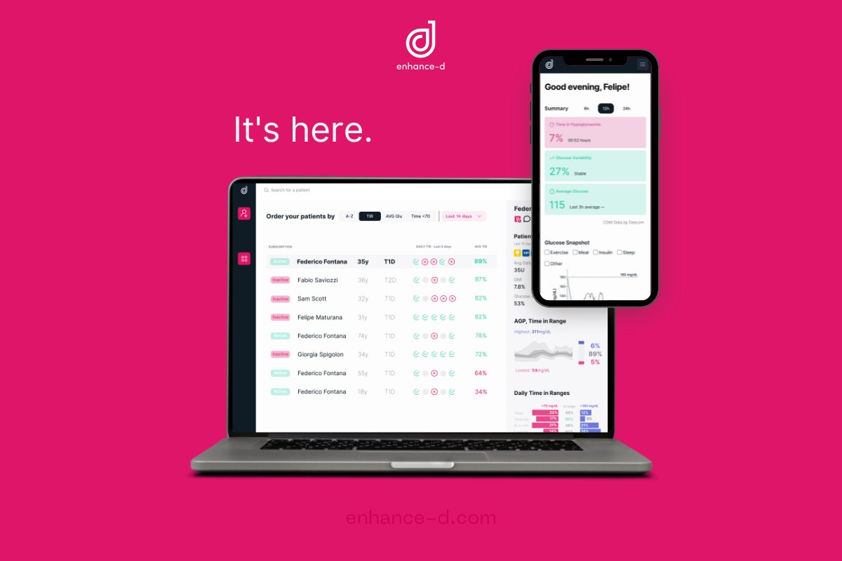 🚀 We're thrilled to announce the launch of our new digital diabetes management tool! 🎉
You can Sign-Up now for a 14-day FREE TRIAL (no commitment or credit card needed) here: eu1.hubs.ly/H04TLt30
#Diabetes #T1D #T2D #DiabetesTech #startup #innovation #DigitalHealth