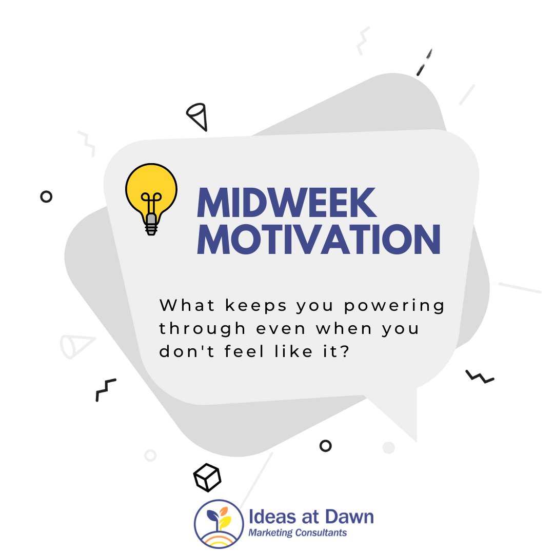 angiewofe's tweet image. Some people give up. Some people stop trying. A small percentage of people have enough motivation to keep going. We are mid-week into another week. What motivates you to keep going? 

#AECMarketing #AECmarketingtips #AECproposals