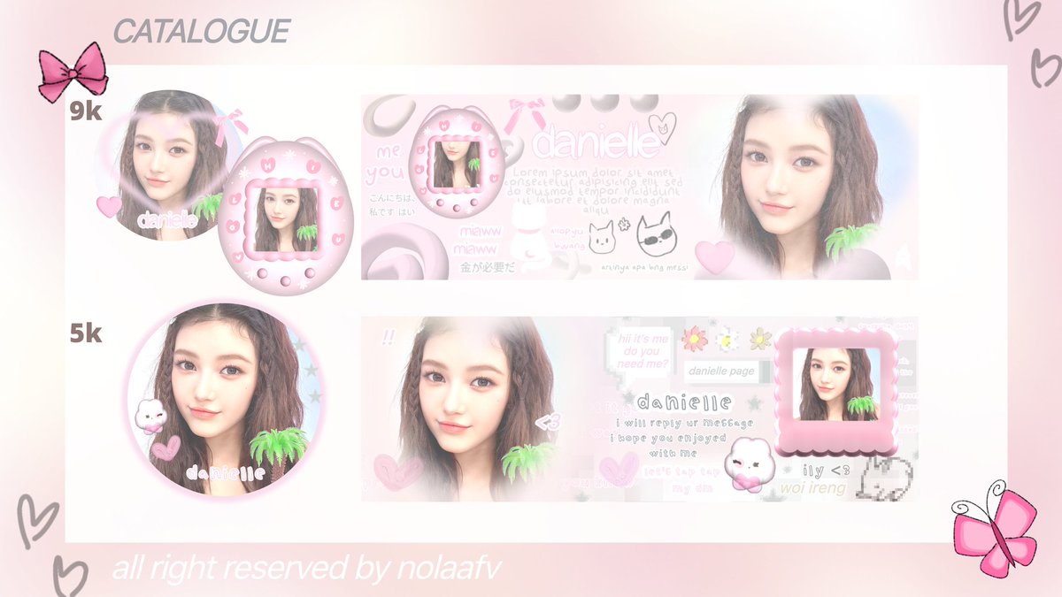 nolaafv's tweet photo. help rt please, thank you!!

𓄹 ࣪ ִֶָ  hii everyone, aku mau clearance sale layout [mnglelah] di bawah ini 💭 price sudah tertera di ALT and free retext for name 🌷🌷 payment all e-wallet (qris) yang bisa kamu take sekarang juga, order via dm 💌 🎀

#zonauang https://t.co/TwHQ6dbCKG