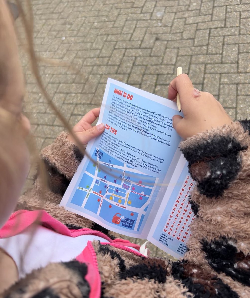 The treasure chest padlock numbers have been changed for our summer trail, so even if you've already completed the trail, have another go to find the numbers and unlock #saffronwalden hidden treasure  ✨

For full information, head to saffronwaldenbid.co.uk/unlock-sw/
