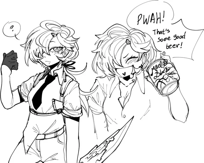 Wanted to draw an oc i haven't touched in a bit Captain Summers doesn't like working