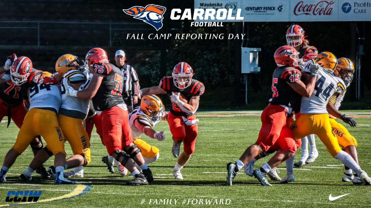 Carroll U Football tweet media