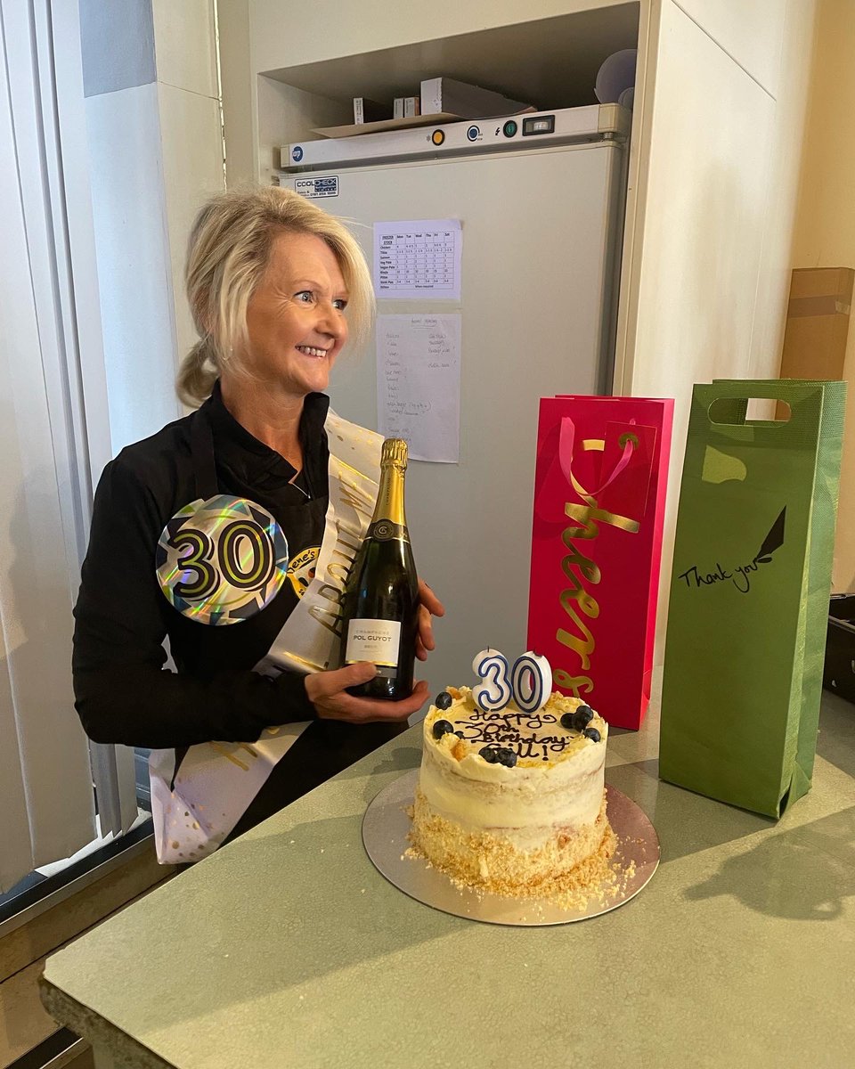 Today we’re celebrating Gill’s 30th year at the helm of Dene’s Deli! 🥳
Congratulations and Happy Birthday to the Butty Baroness! 🥂🥪
I wonder how many sandwiches she’s made?! 👀

P.S thank you @PinkLaneBakery for the beautiful cake!