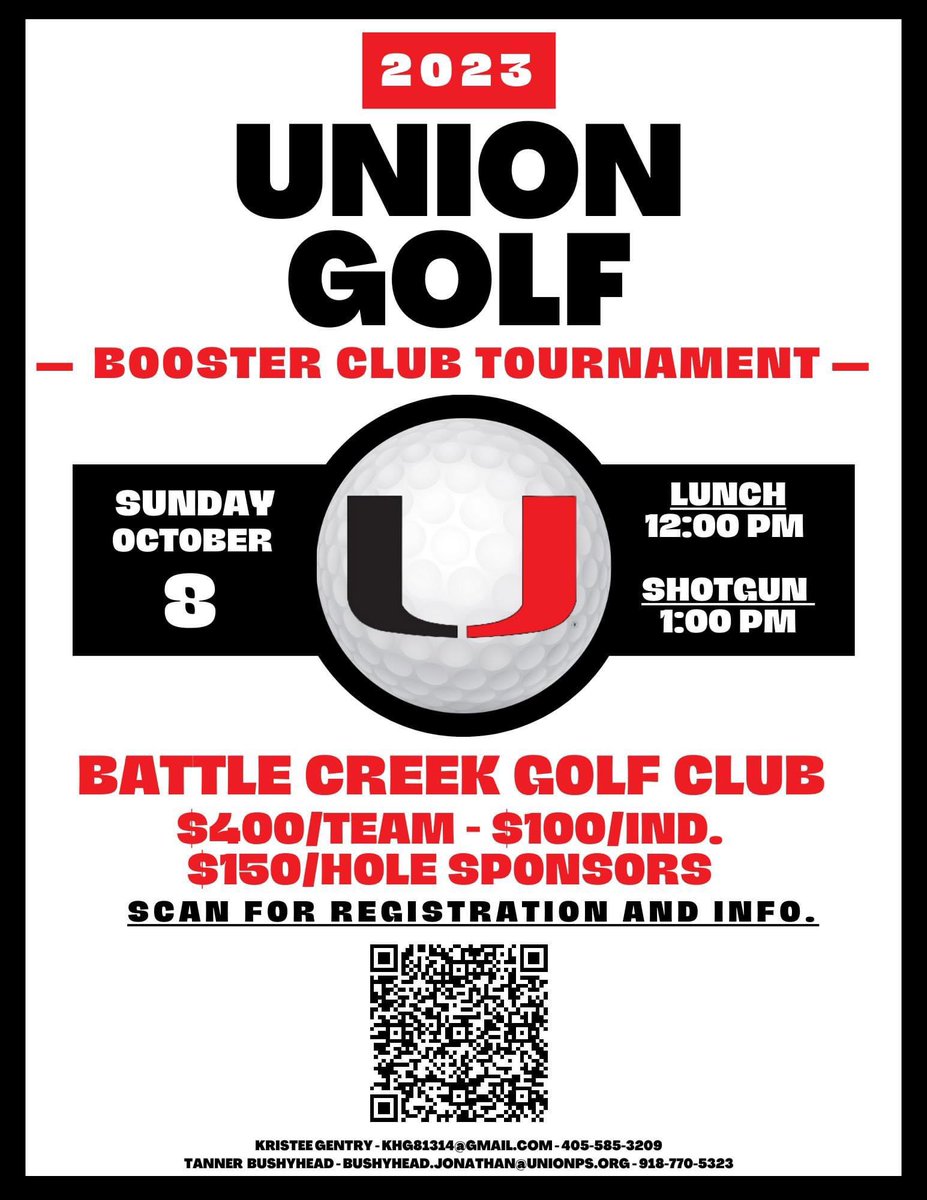 Union_Athletics's tweet image. Support @uniongirlsgolf &amp;amp; @UnionBoysGolf and all the amazing things High School sports teach kids!  Register today! 🙌