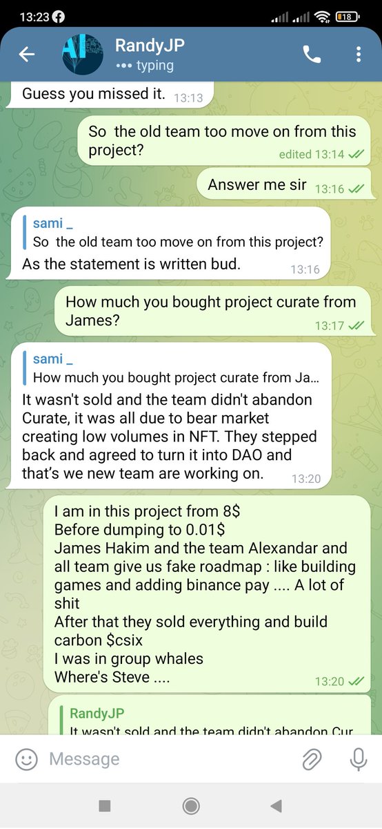 cointoty's tweet photo. Group of scammers
$csix #csix  #CarbonBrowser
After scam investors in #curate project $xcur 
They sold project too new one.
Ask them about old team what happened they didn't have answer
And ask team of $csix why left project they give you answer we don't take salary.. scammers https://t.co/jkIvXPTOHD