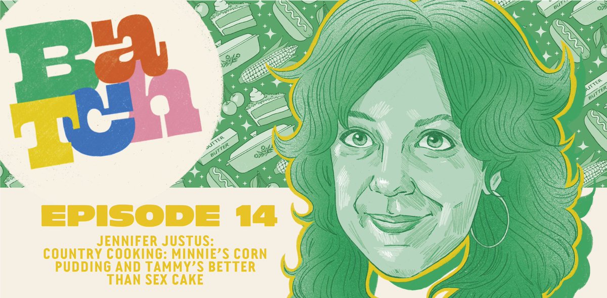 In today’s brand new episode of BATCH 🎧 Nashville writer <a href="/jenniferjustus/">jenniferjustus</a> dishes on Tammy Wynette's version of Better Than Sex Cake, a banana pudding that made Burt Reynolds (her boyfriend at the time) literally pass out, and so much more. Listen here :
bittersoutherner.com/podcast/2022/b…