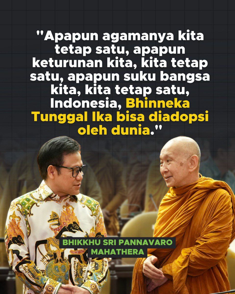 irfan_11's tweet photo. "Menyongsong masa depan bersama dalam keragaman dengan Gus Imin, sosok pemimpin visioner yang peduli pada anak bangsa. Mari bergerak bersama menuju cita-cita yang lebih baik! 🇮🇩✨ #PKBuntukAnakBangsa #GusIminPKBsatu"
@cakimiNOW @DPP_PKB @EmHasanuddin @zainul_munas https://t.co/HhiVO3vUHQ