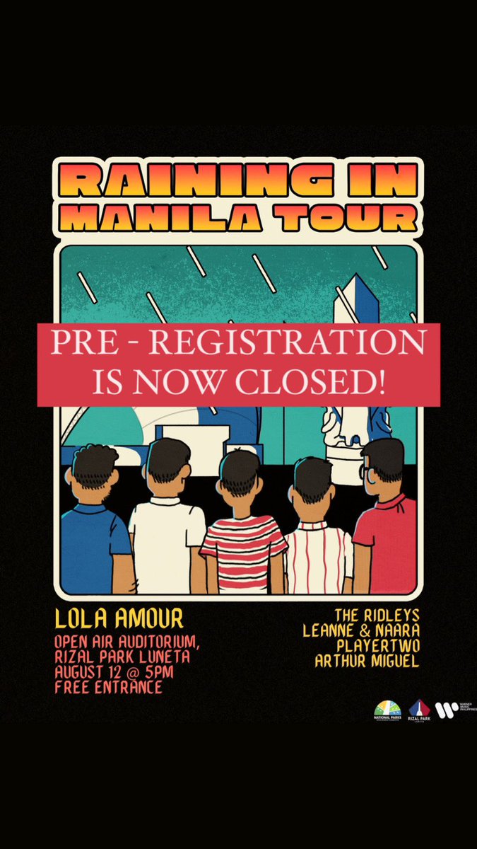 Hey guys! Pre-registration is now closed. Thank you guys for your overwhelming support! Medyo shookt kami ang dami niyo 😱

Kindly wait for further announcements!