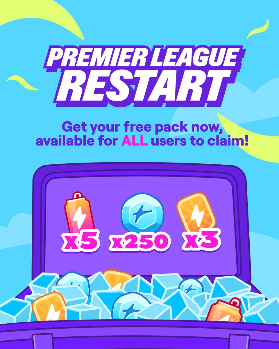 Omada_UK's tweet photo. The new Premier League season is just around the corner! 🔥

To celebrate, we've sent a FREE PACK FOR ALL USERS! 
🎁 

💎 250 DIAMONDS 
🚀 5 RED BOOSTS 
👕 3 CARDS (INCLUDING A PL ONE)

Claim your pack now in the app and good luck with your first predictions of the season! 🤩 https://t.co/H4Nx3t5oRx