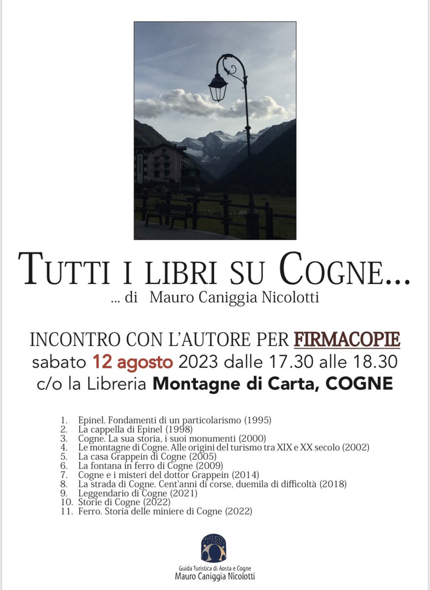 CaniggiaMauro's tweet photo. #cogne #granparadiso #valledaosta #montagne #blog #cultura https://t.co/BnB65406ih