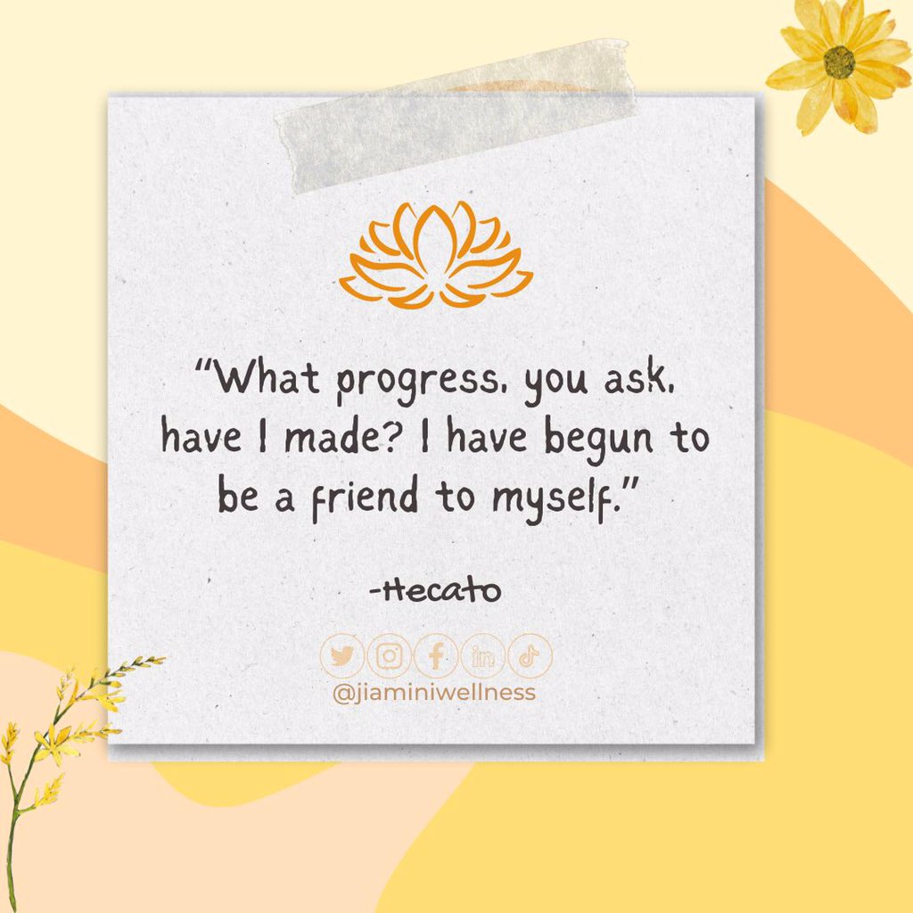 jiaminiwelness's tweet image. The journey towards self-friendship is not just a nicety; it’s an essential cornerstone of emotional well-being and personal growth.

#mentalhealthawareness #mentalnote  #psychology #addictionrecovery #mentakhealthke