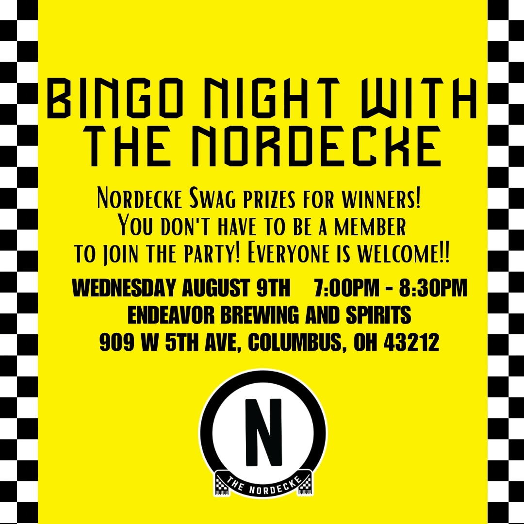 The Nordecke ⭐⭐⭐ (@nordecke) on Twitter photo Come hang out at <a href="/EndeavorBrews/">Endeavor Brewstillery</a> with us and play some bingo tonight!
#Crew96 | #VamosColumbus Come hang out at <a href="/EndeavorBrews/">Endeavor Brewstillery</a> with us and play some bingo tonight!
#Crew96 | #VamosColumbus