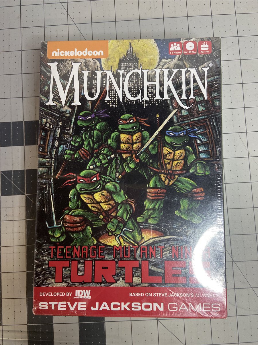 #RESOLD ON #ebay #TMNT #Munchkin game new in shrinkwrap Source #garagesale Bought $1 Sold for $10, $25, $50?