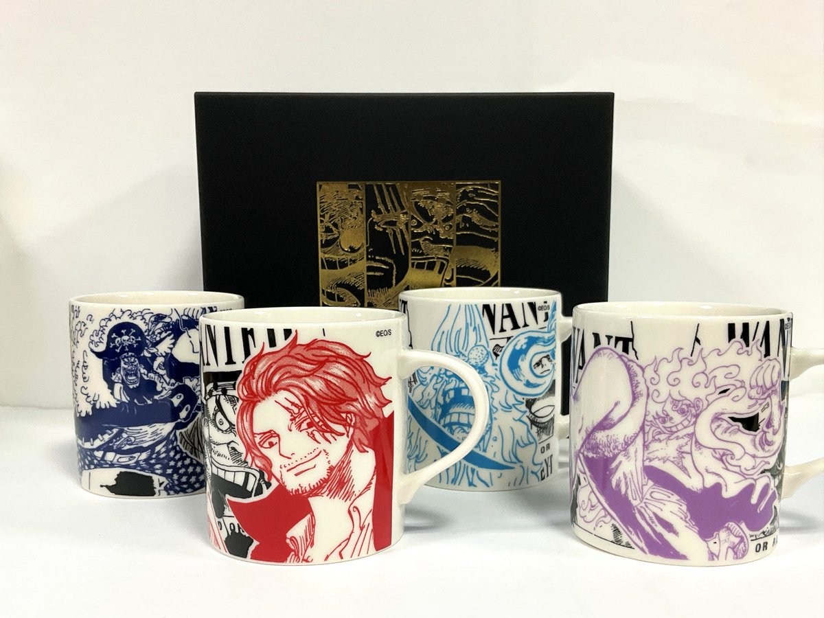 ONE PIECE 四皇マグカップ 4個セット