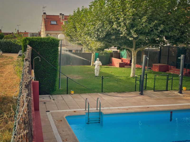 system_pest's tweet photo. 🐝 Esta mañana hemos acompañado a nuestro aplicador técnico Genadi Dimitrov a resolver un problema de #avispas, en una comunidad de vecinos, en el municipio de #Valdeolmos #Alalpardo.

⛱️ Este verano, tu entorno libre de avispas.

#controldeplagas  #fumigaciones #madrid #plagas https://t.co/kdnRsCIkwE