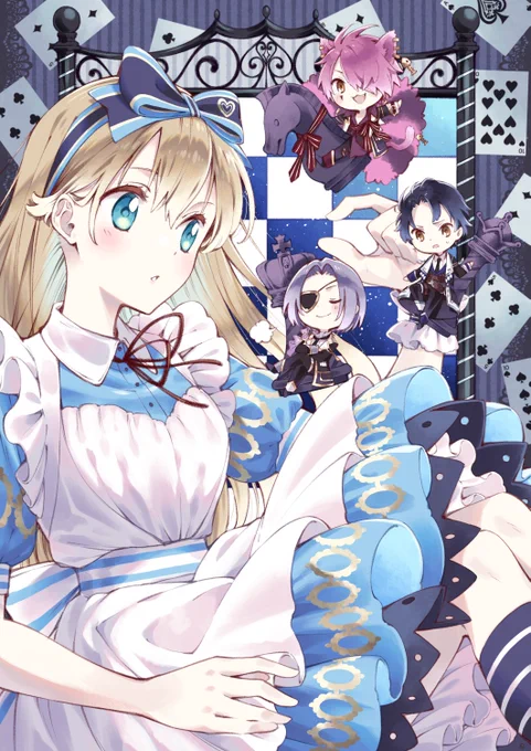 『which piece would you choose,Alice?』 スペードの国のアリスBlack発売おめでとうございます #スペアリ黒発売記念カウントダウン