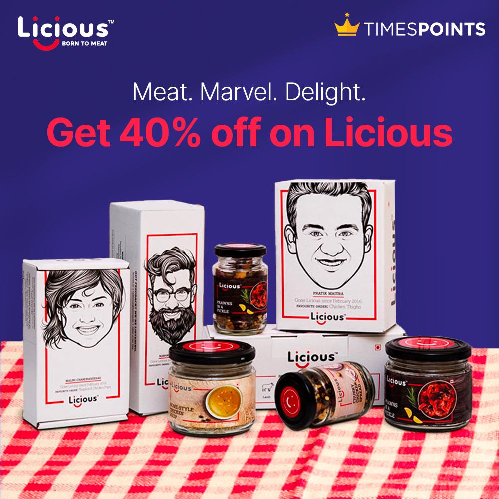 Savor Every Bite, Every Moment with Licious.
Sink your teeth into 40% off on Licious orders using your TimesPoints. Satisfy your cravings with a tasty deal.
Don't miss out! 📷📷📷

Visit Here : bit.ly/3s0AWQ5

<a href="/licious/">licious</a>
#Licious #TimesPoints #FoodieDeals