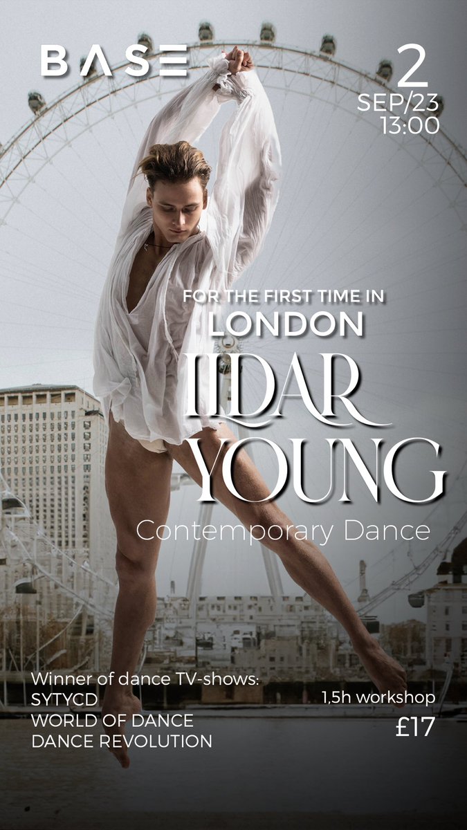 SimonaMartini7's tweet photo. Hello beautiful people. I have the pleasure to be working and filming with this incredible artist Ildar Young-Gainutdinov , I can’t wait to share more details with you soon

In the main time,he’s going to be running 2 contemporary classes next month🤩

See you there
Info below: https://t.co/EScVp42iI7