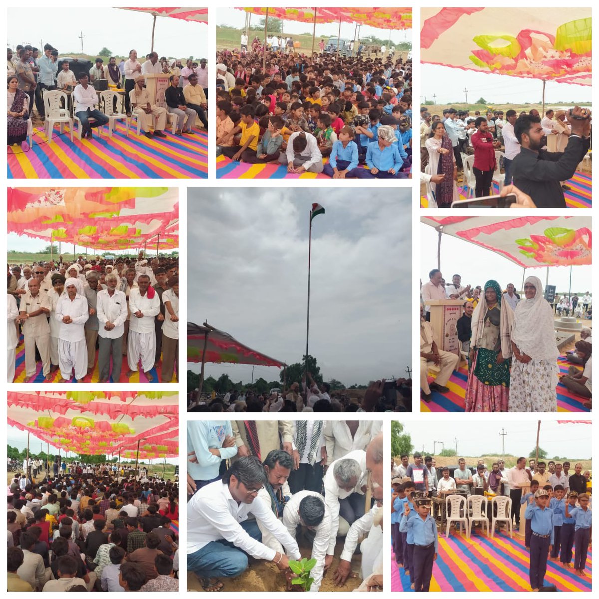 મારી માટી મારો દેશ કાર્યક્રમ અંતર્ગત સેલારી ગામે વીર શહીદોને શ્રદ્ધાંજલિ આપી.