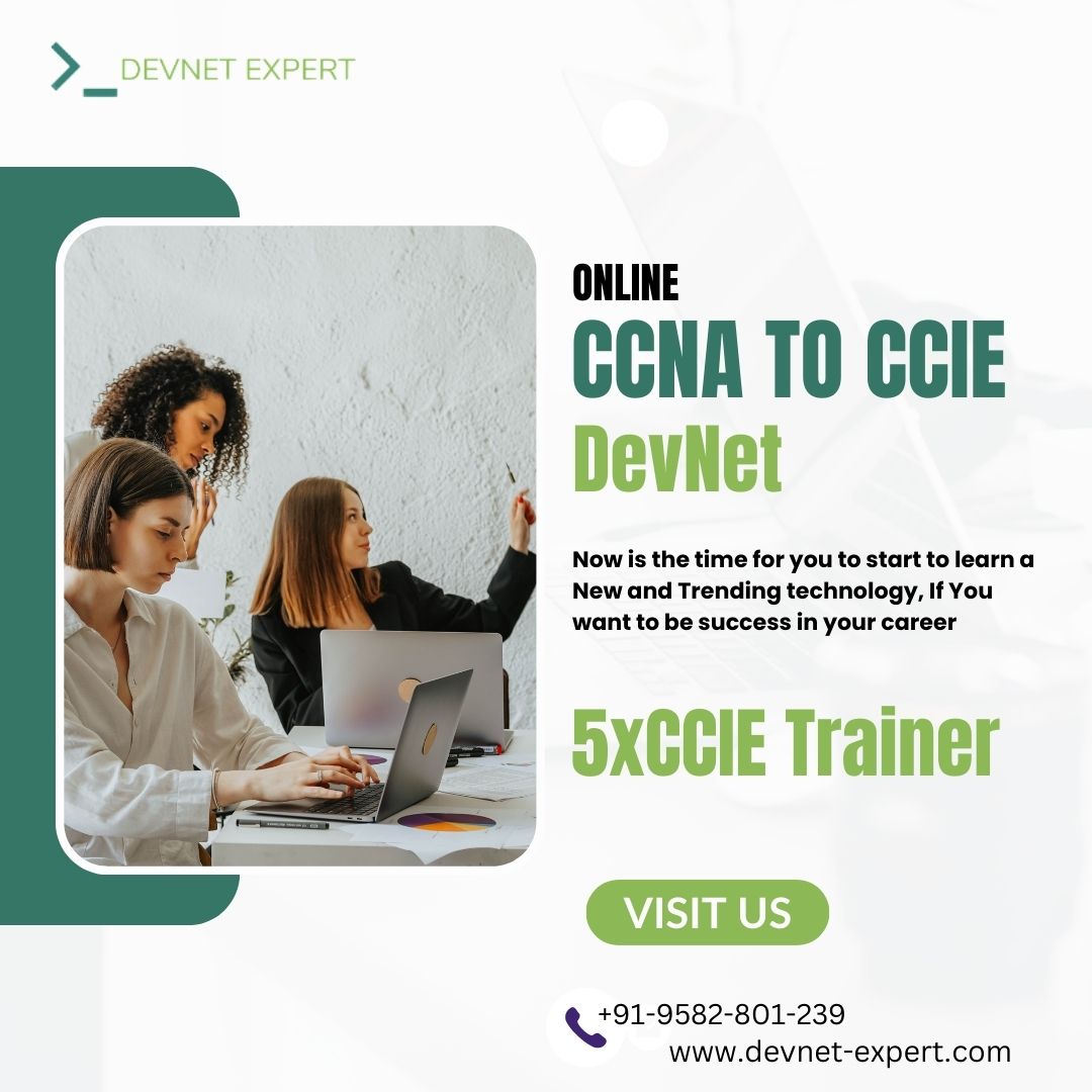 devnetexpert1's tweet photo. Sure, I'd be happy to provide descriptions for the different levels of Cisco certifications in the DevNet track, from CCNA to CCIE DevNet.
𝗘𝗻𝗿𝗼𝗹𝗹 𝗻𝗼𝘄 : https://t.co/tvaFr5U1P7 
𝗖𝗼𝗻𝘁𝗮𝗰𝘁 𝘂𝘀: +91-9582-801-239
𝗘𝗺𝗮𝗶𝗹: info@devnet-expert.com  
#CCNAtoCCIEDevNet https://t.co/jzto1MUvHy