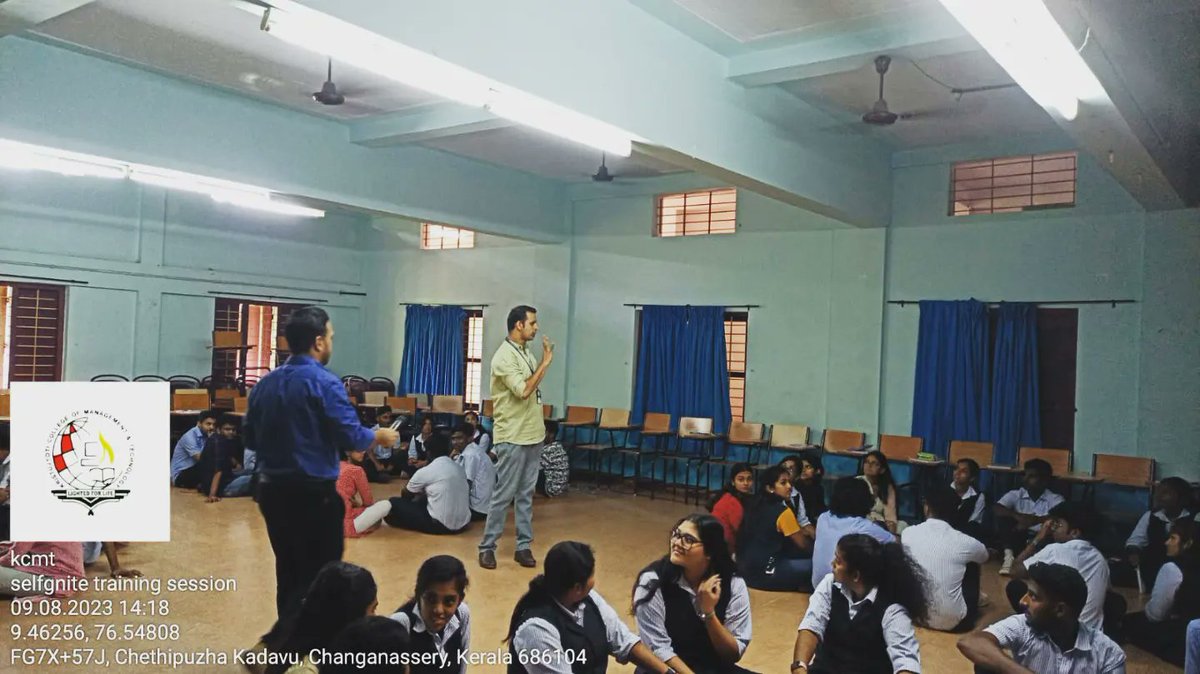 vattapparamban's tweet image. Excited to share about my session on "Institutional Behavior and Time Management" with the bright first-year students from Kristu Jyoti College, Changanassery during the three-day Induction Program organized by Team INSPIRE at Srishti Campus.
#TimeToExcel #InstitutionalSuccess
