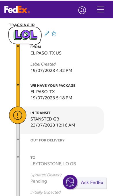 Hey @FedEx @FedExHelp  Why would take a package, then not notify that it&rsquo;s due import tax? A missed call<a class="tags" target="_blank" title="On Twitter" href="/?out=eyJ0eXAiOiJKV1QiLCJhbGciOiJIUzUxMiJ9.eyJpYXQiOjE3MjAzMTIzMjQsImlzcyI6InR3cG9ybnN0YXJzLmNvbSIsIm5iZiI6MTcyMDMxMjMyNCwiZXhwIjoxNzUxODQ4MzI0LCJyZWRpcmVjdF91cmwiOiJodHRwczovL3R3aXR0ZXIuY29tL0ZlZEV4In0.nehq2gudlkLudEteP7XXoDcZtakNUz4dVAxOW7_cJRvfyHpdsbGBIXRV9HyhL9GFKbrymDDoWpJxAjNaJ9JOUA">@FedEx</a><a class="tags" target="_blank" title="On Twitter" href="/?out=eyJ0eXAiOiJKV1QiLCJhbGciOiJIUzUxMiJ9.eyJpYXQiOjE3MjAzMTIzMjQsImlzcyI6InR3cG9ybnN0YXJzLmNvbSIsIm5iZiI6MTcyMDMxMjMyNCwiZXhwIjoxNzUxODQ4MzI0LCJyZWRpcmVjdF91cmwiOiJodHRwczovL3R3aXR0ZXIuY29tL0ZlZEV4In0.nehq2gudlkLudEteP7XXoDcZtakNUz4dVAxOW7_cJRvfyHpdsbGBIXRV9HyhL9GFKbrymDDoWpJxAjNaJ9JOUA">@FedEx</a>