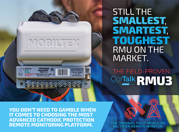 MPcorrosion's tweet image. Trusted to protect 200,000+ miles of pipeline - the field-proven CorTalk RMU3 #CathodicProtection #RemoteMonitor delivers the features, security, and reliability #Corrosion #Engineers demand for today and  the future. Recently Imitated, Never Duplicated. MOBILTEX.com/RMU3